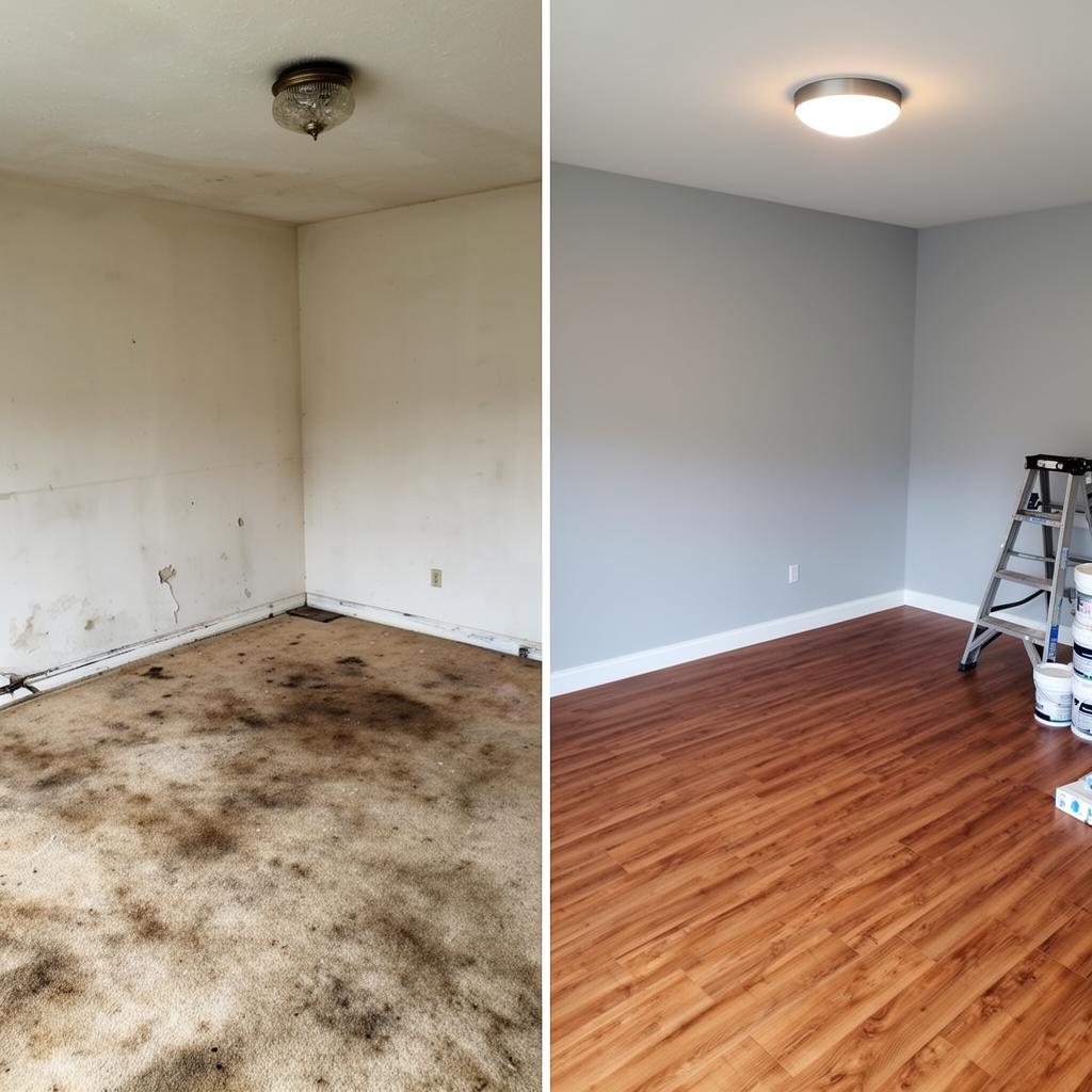 Full Rental Turnover before and after
