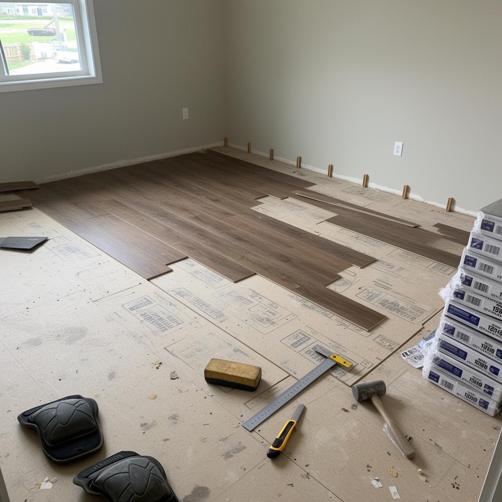 Vinyl Plank Install — Duplex